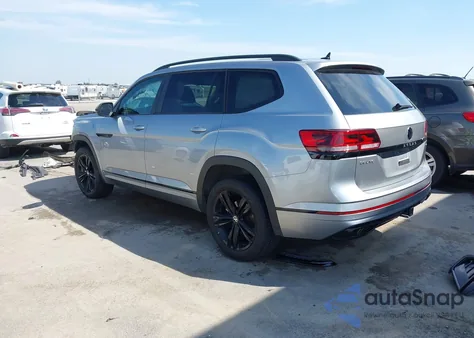 2023 Volkswagen Atlas 3.6L V6 Sel R-Line Black from USA, damaged, VIN 1V2SR2CA5PC543950